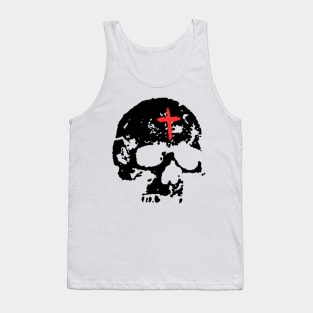 Hardcore Punk Eastern Orthodox Monk Skull Tank Top